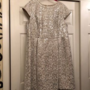 Fun cream party or wedding dress